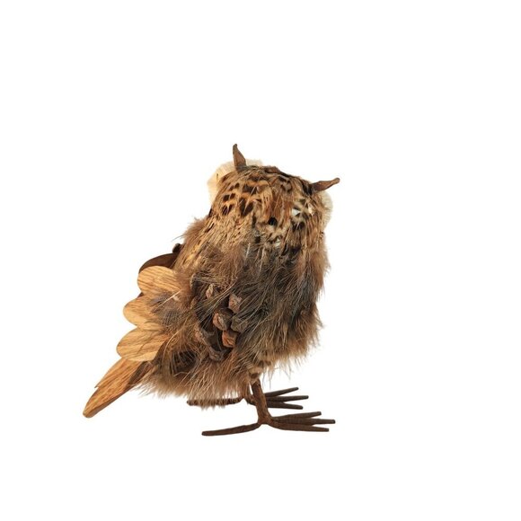 Decorative Owl Figurine wreaths DIY crafts, shelves, desks, or nature-themed dis - Picture 2 of 10